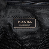 Prada Black Nylon Triangle Duffle Bag 48