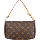 Louis Vuitton Canvas Monogram Pochette Accessoire Handbag