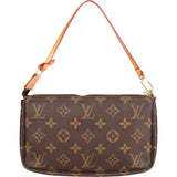 Louis Vuitton Canvas Monogram Pochette Accessoire Handbag