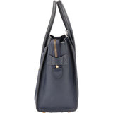 Céline Ink Blue Leather Lugggage Handbag