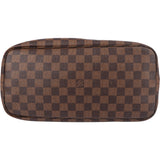 Louis Vuitton Damier Ebene Monogram Neverfull MM Shopper Handbag