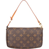 Louis Vuitton Canvas Monogram Pochette Accessoire Handbag