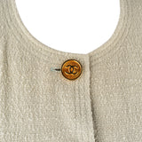 Chanel Tweed Gold Tone CC Buttons Jacket (DE40 / FR42)