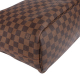 Louis Vuitton Damier Ebene Monogram Neverfull MM Shopper Handbag