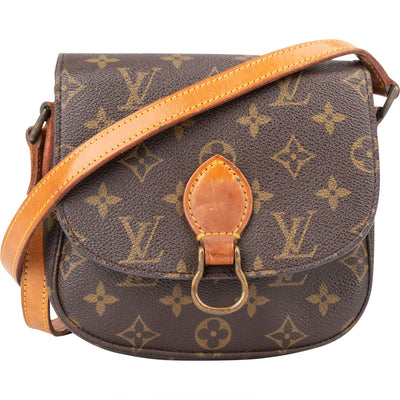 Louis Vuitton Canvas Monogram Saint Cloud PM Crossbody Bag - vintageandkickz