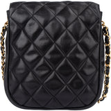 Chanel Quilted Lambskin Single Flap Crossbody Bag