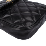 Chanel Quilted Lambskin Single Flap Crossbody Bag