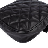 Chanel Quilted Lambskin Single Flap Crossbody Bag