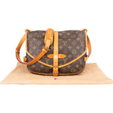 Louis Vuitton Canvas Monogram Saumur 30 Crossbody Bag