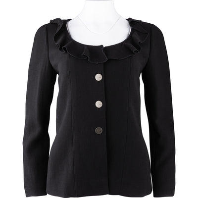 Chanel Chic Noir Wool Jacket (DE34 / FR36)