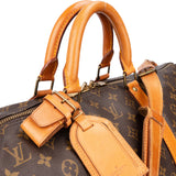 Louis Vuitton Canvas Monogram Keepall 55 Bandouliere