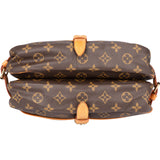 Louis Vuitton Canvas Monogram Saumur 30 Crossbody Bag