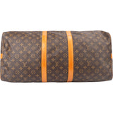 Louis Vuitton Canvas Monogram Keepall 55 Bandouliere
