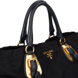 Prada Black Nylon Eclipse Handbag