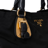 Prada Black Nylon Eclipse Handbag