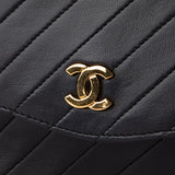 Chanel Quilted Lambskin 24K Gold Single Flap Shoulder Bag