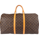 Louis Vuitton Canvas Monogram Keepall 55