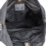 Prada Black Nylon Eclipse Handbag