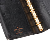 Louis Vuitton Noir Epi Leather Agenda PM