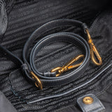 Prada Black Nylon Eclipse Handbag