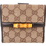 Gucci GG Monogram Bamboo Wallet