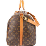 Louis Vuitton Canvas Monogram Keepall 55 Bandouliere