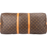 Louis Vuitton Canvas Monogram Keepall 55 Bandouliere