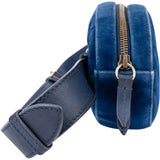 Gucci Blue Satin Marmont GG Bumbag