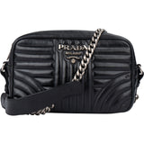 Prada Quilted Leather Camera Crossbody Bag