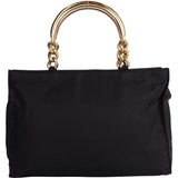 Prada Nylon Golden Handle Handbag