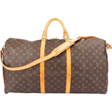 Louis Vuitton Canvas Monogram Keepall 60 Bandouliere