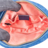 Gucci Blue Satin Marmont GG Bumbag