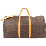 Louis Vuitton Canvas Monogram Keepall 60 Bandouliere