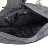 Prada Nylon Golden Handle Handbag