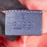 Gucci Blue Satin Marmont GG Bumbag