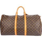 Louis Vuitton Canvas Monogram Keepall 55