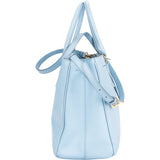 Prada Blue Saffiano Leder Galleria Handbag