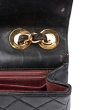 Chanel Quilted Lambskin 24K Gold Jumbo Single Flap Crossbody Bag