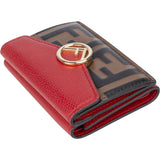 Fendi FF Monogram Zucca Mini Wallet