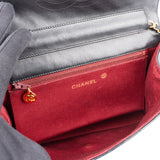 Chanel Quilted Lambskin 24K Gold Single Flap Shoulder Bag