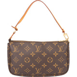 Louis Vuitton Canvas Monogram Pochette Accessoire Handbag