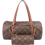 Louis Vuitton Canvas Monogram Papillon Set Handbag