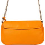 Gucci Orange Leather GG Soho Crossbody Bag