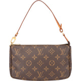 Louis Vuitton Canvas Monogram Pochette Accessoire Handbag
