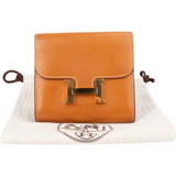 Hermès Natural Leather Compact Constance Wallet