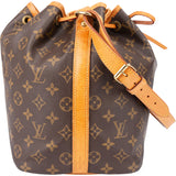 Louis Vuitton Canvas Monogram Sac Noe Petit Shoulder Bag