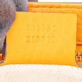 Gucci Orange Leather GG Soho Crossbody Bag
