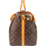 Louis Vuitton Canvas Monogram Keepall 55 Bandouliere
