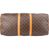 Louis Vuitton Canvas Monogram Keepall 55 Bandouliere