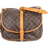 Louis Vuitton Canvas Monogram Saumur GM Crossbody Bag